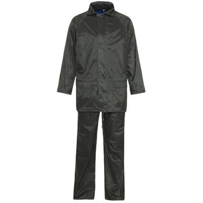 Polyester/PVC Rainwear - Rainsuit Black