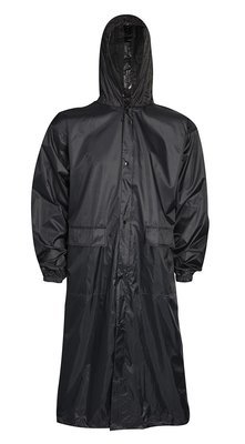 Waterproof Long Coat - Black