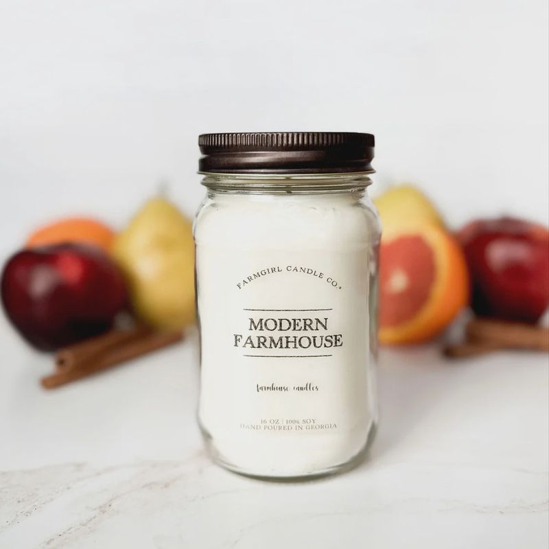 16oz Square Jar Candle