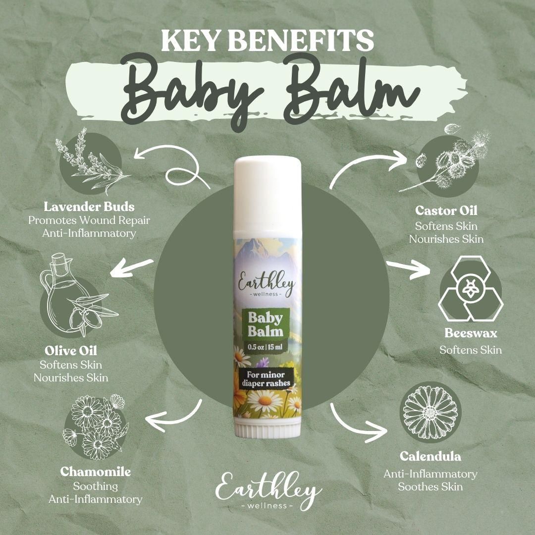Baby balm herbal salve .5oz