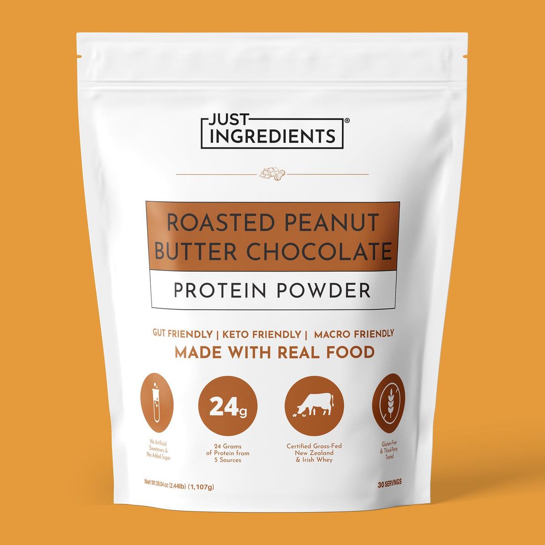 Roasted peanut butter, chocolate protein powder