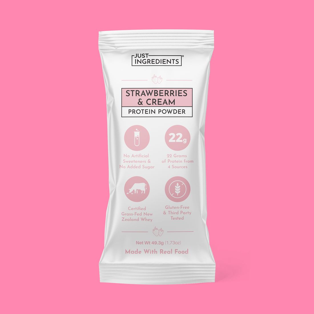 Strawberries and cream single