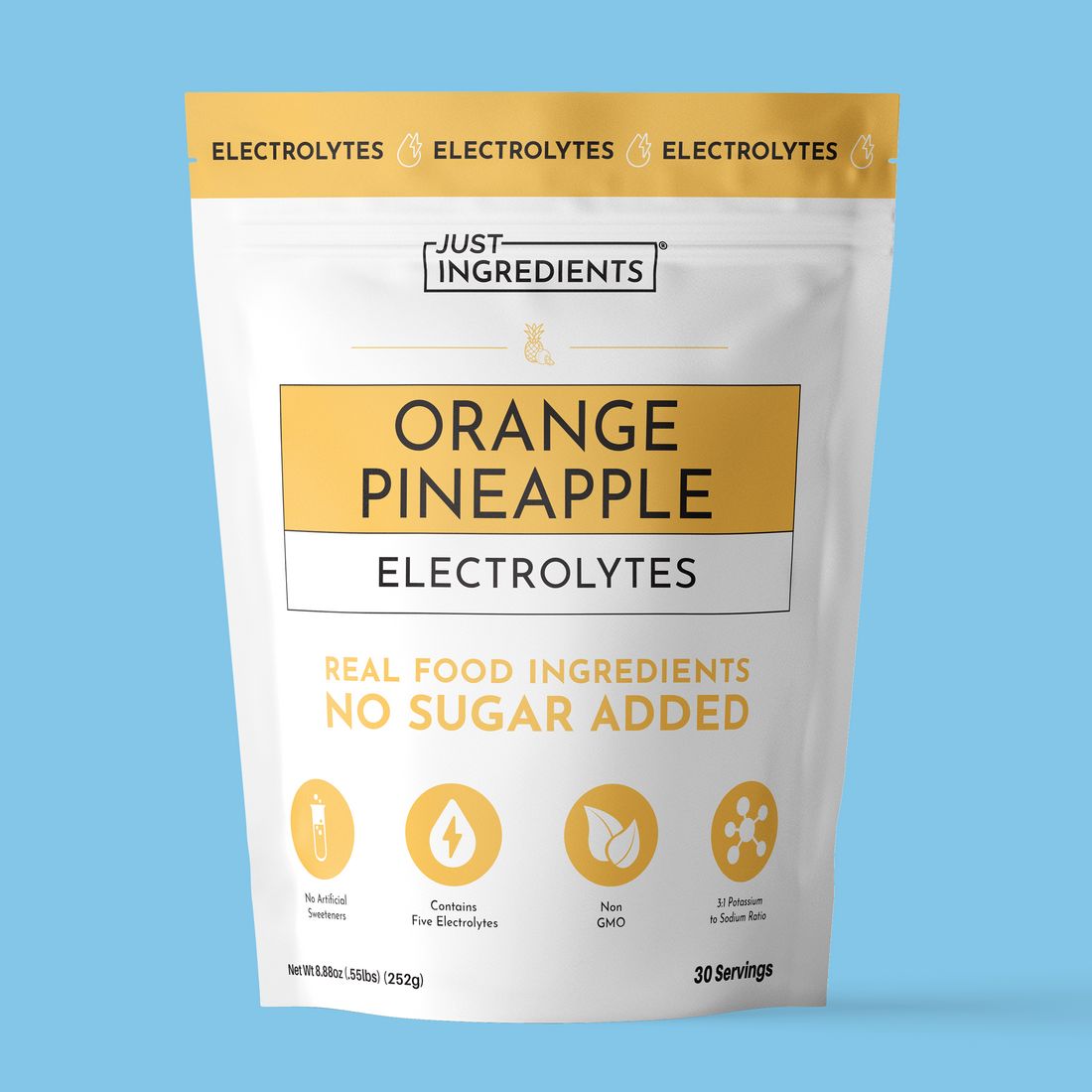 Orange pineapple powder