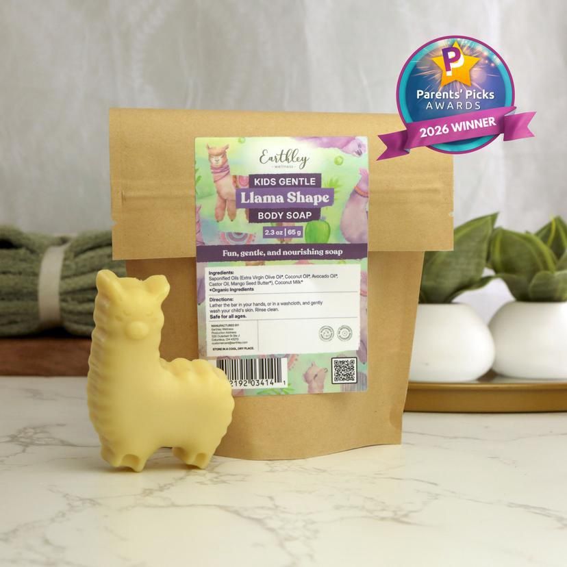 Llama shape body soap