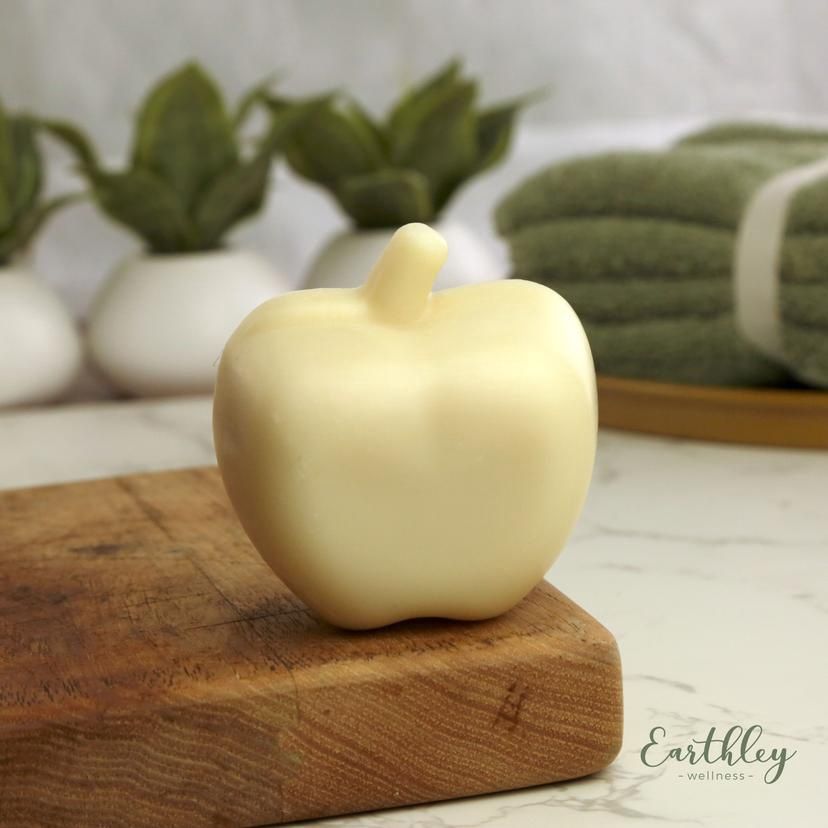 Apple shape body soap