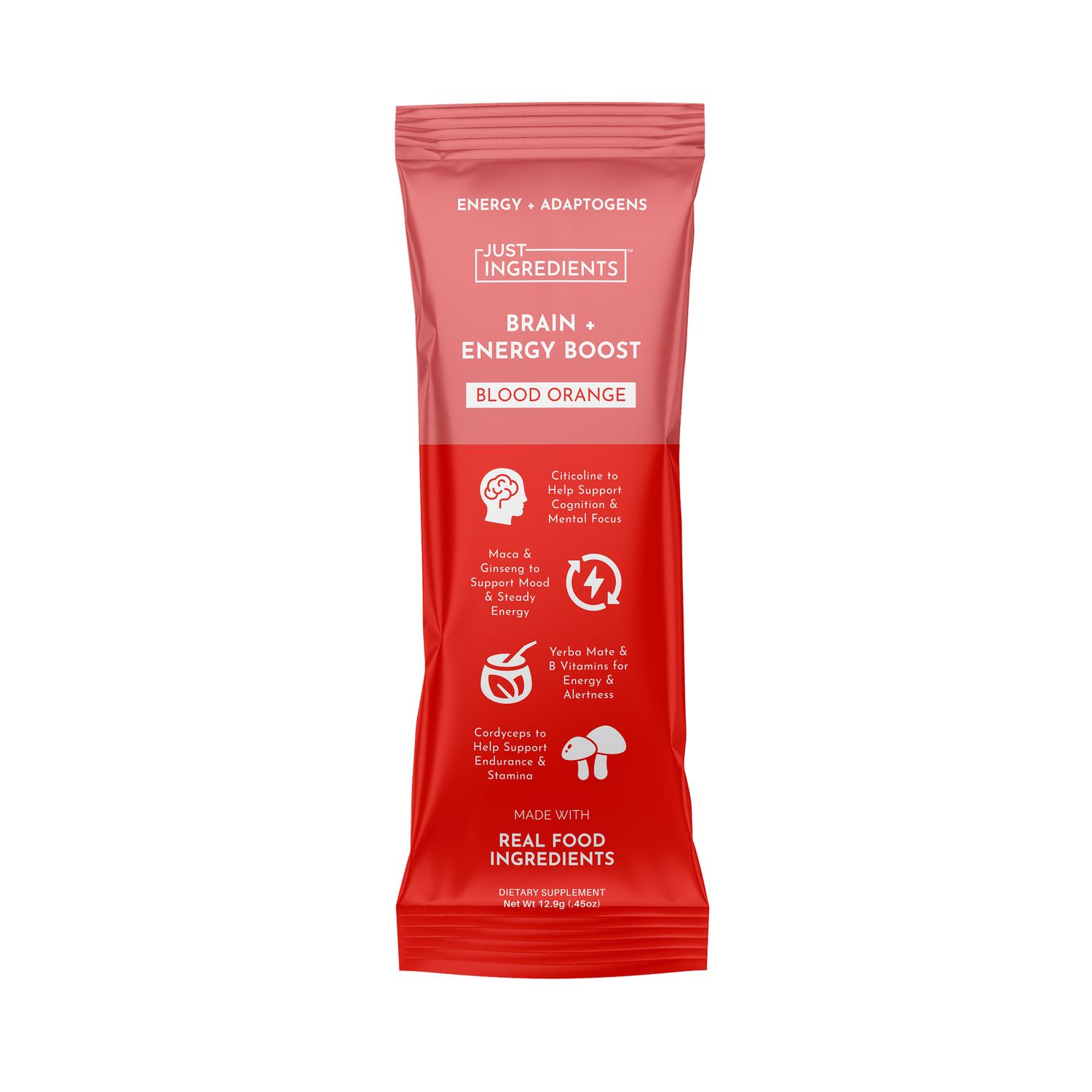 Brain and energy boost blood orange stick