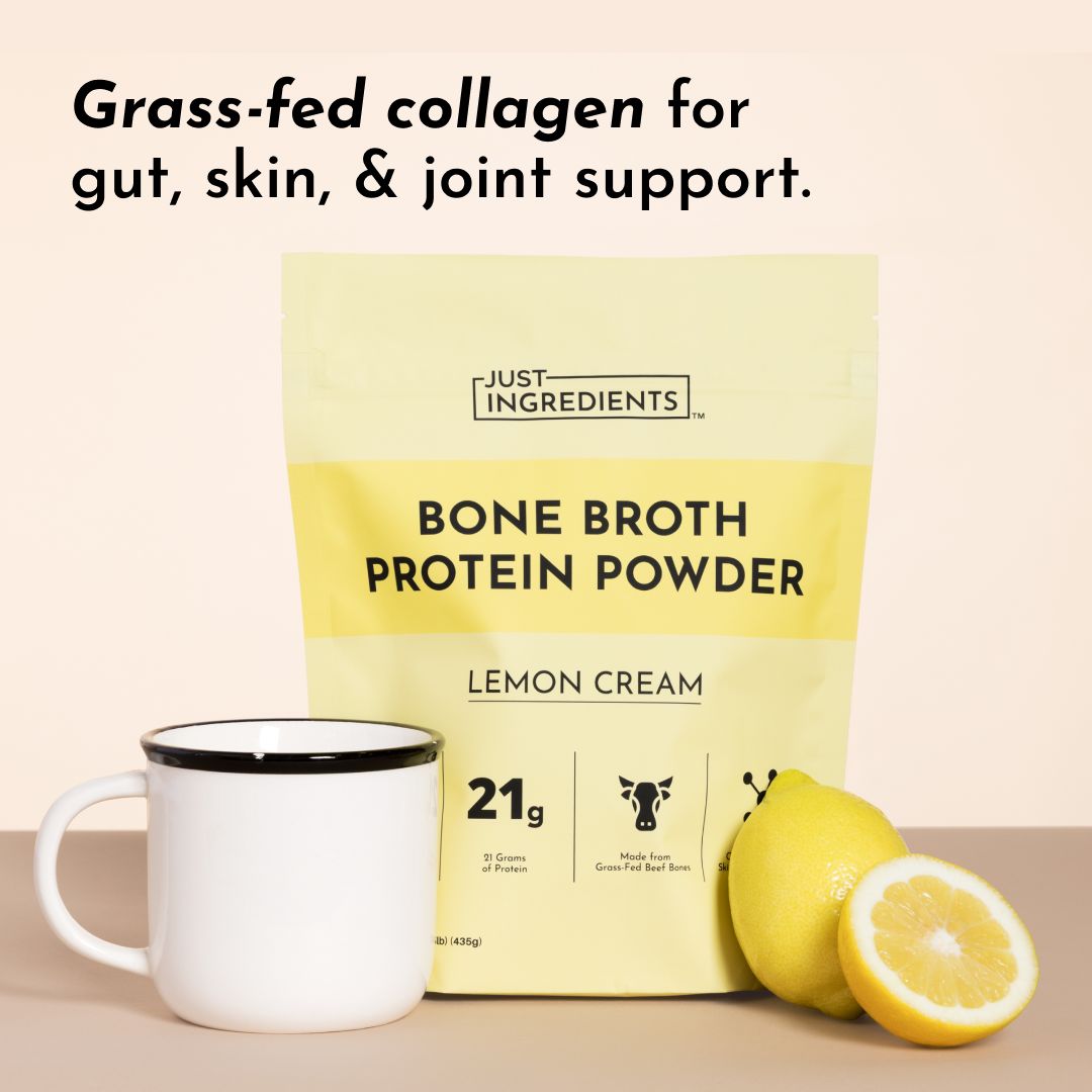 Lemon cream bone broth