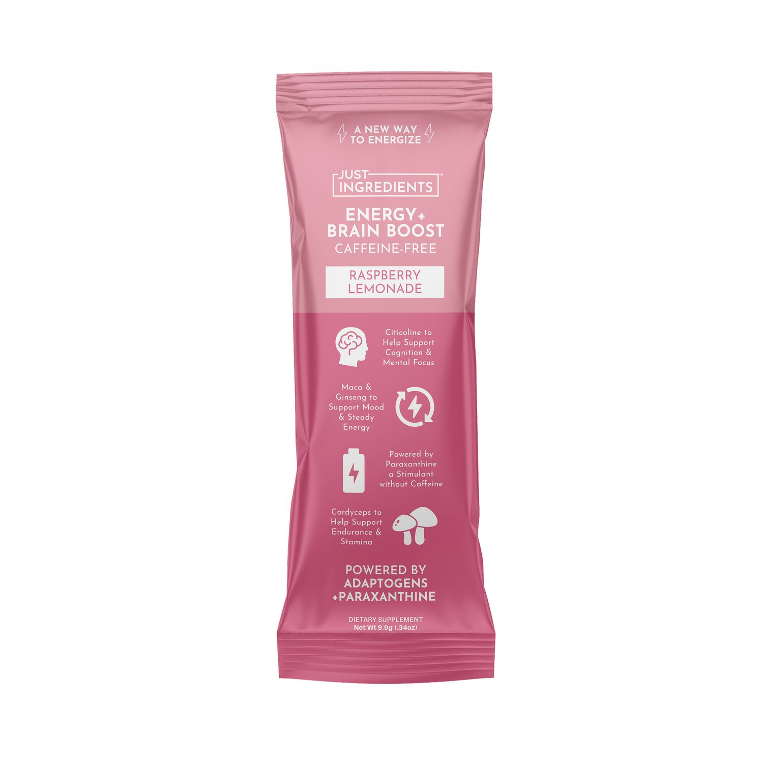 Energy + Brain Boost Raspberry Lemonade (Paraxanthine) Stick