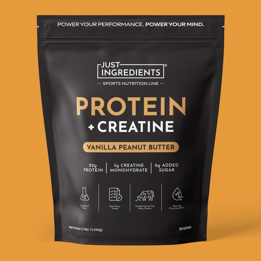 Protein plus creatine vanilla peanut butter