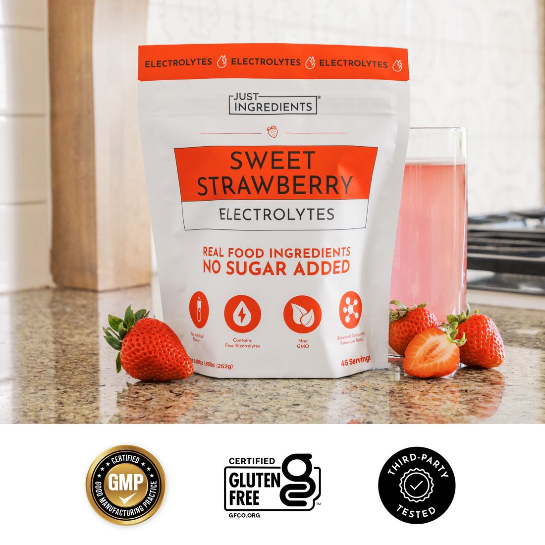 Sweet Strawberry Electrolytes Powder