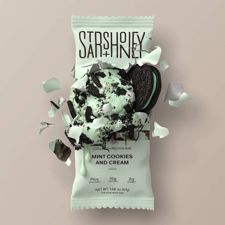 Mint cookies and cream