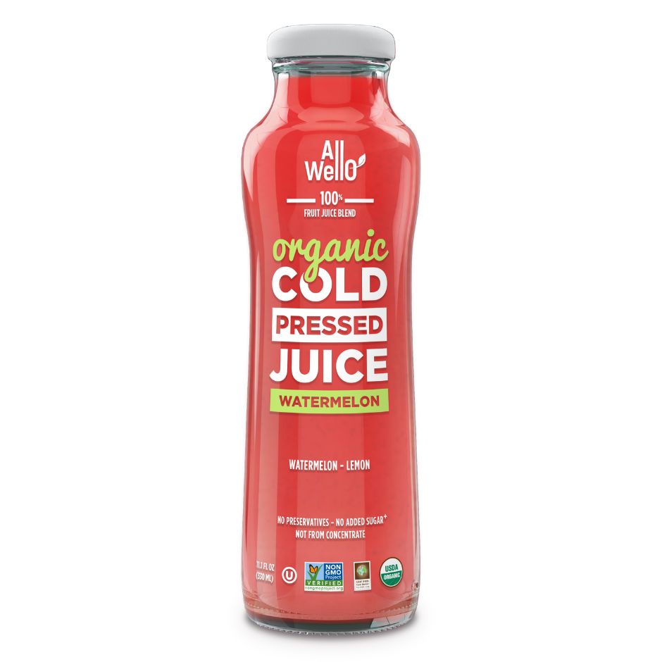 Refreshing Organic Watermelon Cold-Pressed Juice