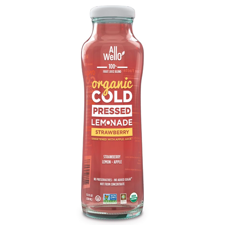 Organic Cold-Pressed Strawberry Lemonade