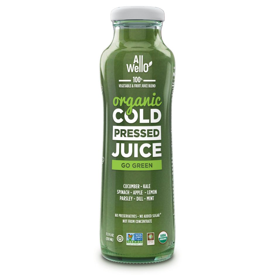 Detox with Organic Cold-Pressed Go Green Juice