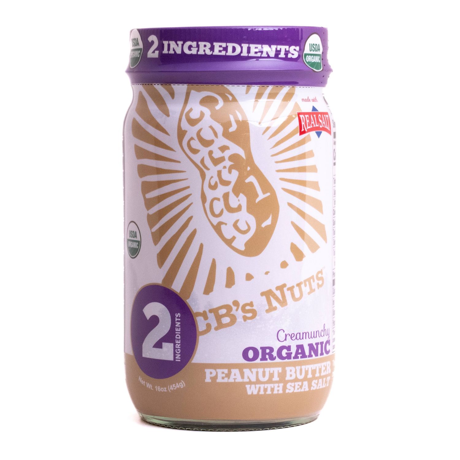 16oz Organic Creamunchy Peanut Butter with Sea Salt - 6
