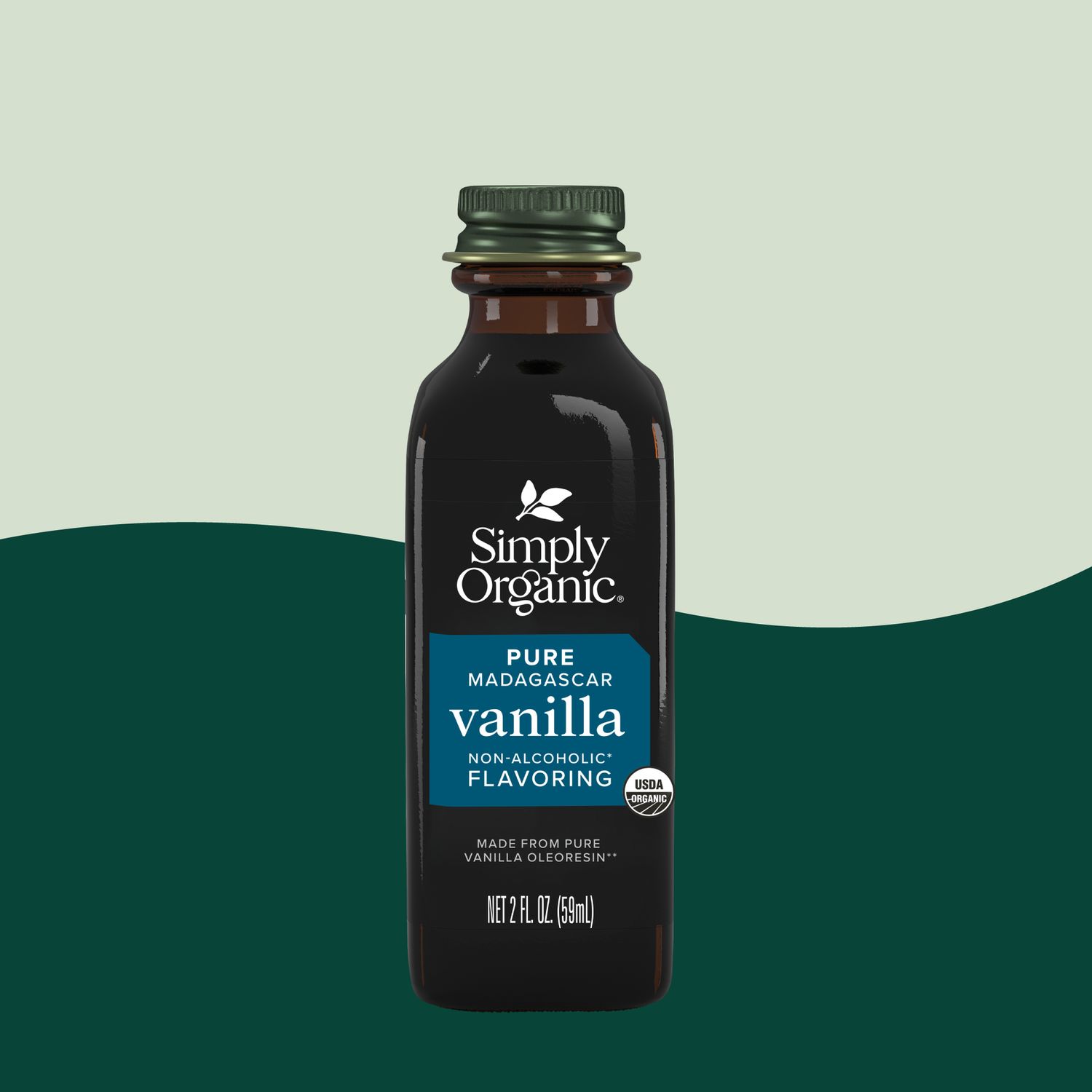 Pure Madagascar Vanilla (Non-Alcoholic) Flavoring 2 Fl Oz