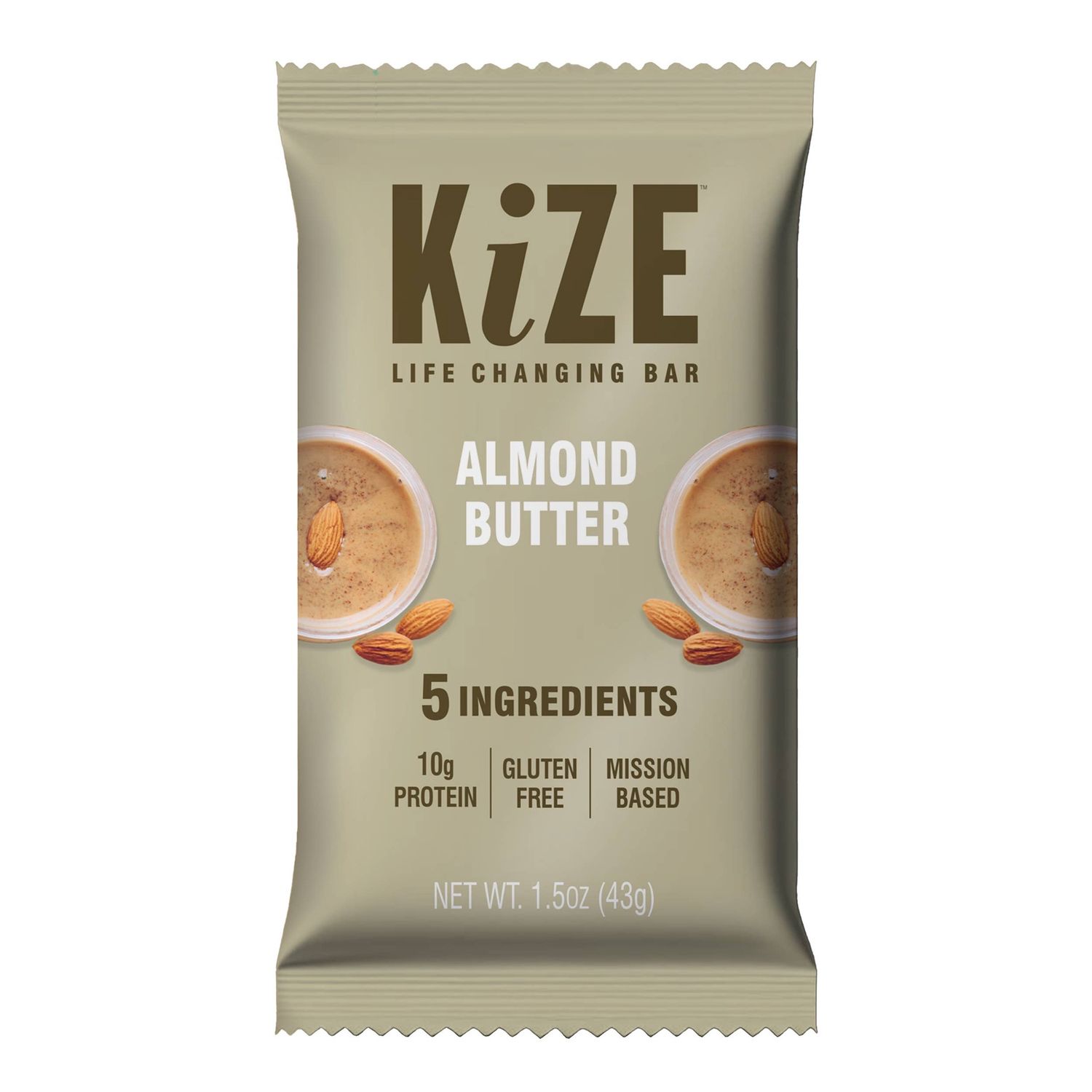Almond Butter, Protein Snack Bar, 1.5oz, 10ct