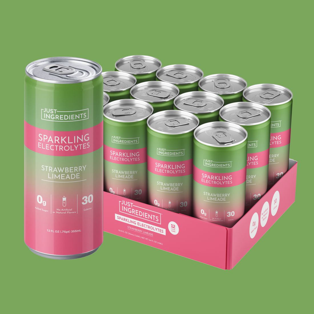 Strawberry Limeade 12 pk Cans