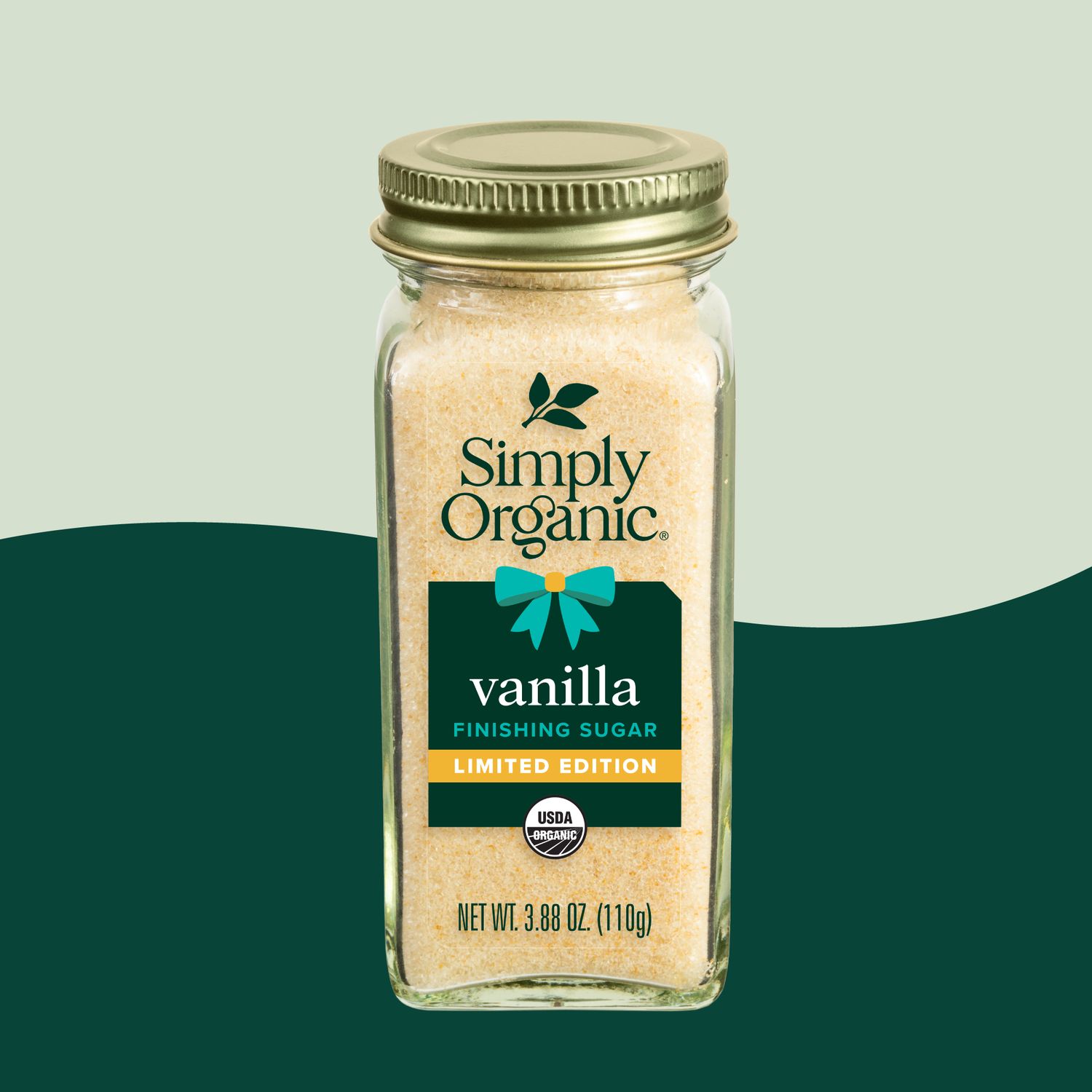 Vanilla Finishing Sugar, Certified Organic, Kosher Certified
