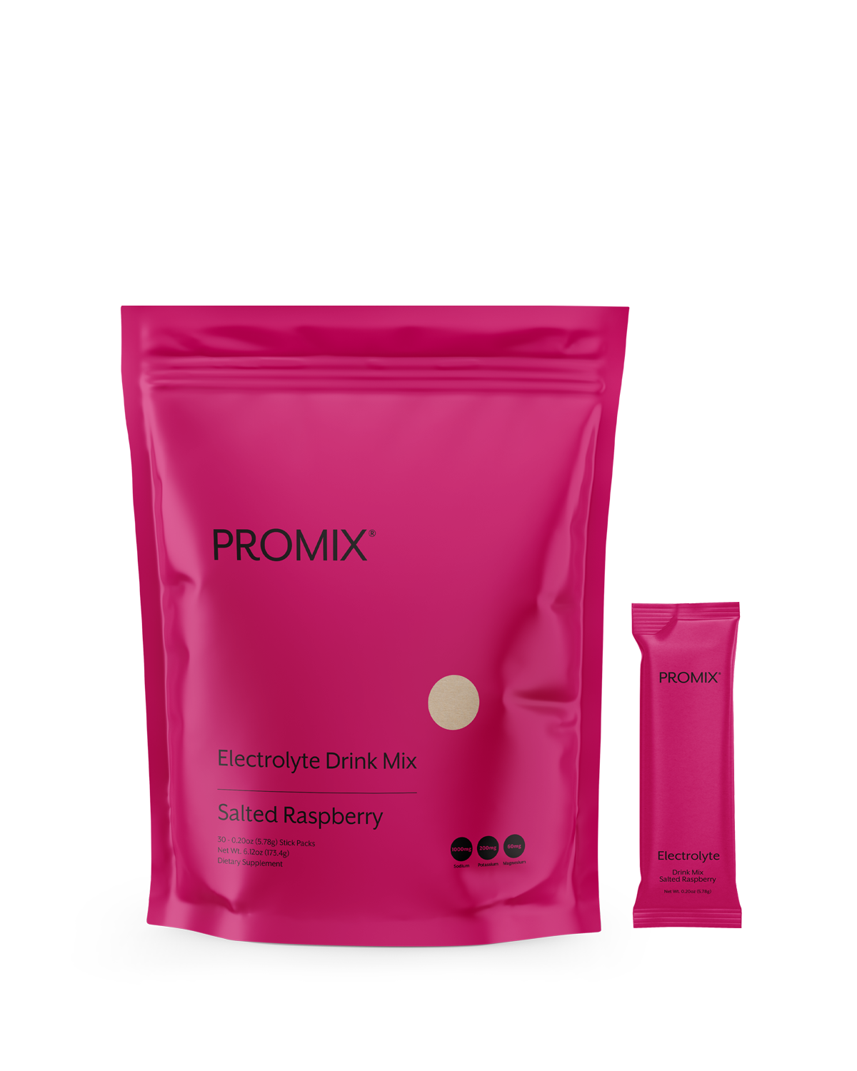 Promix salted raspberry bag