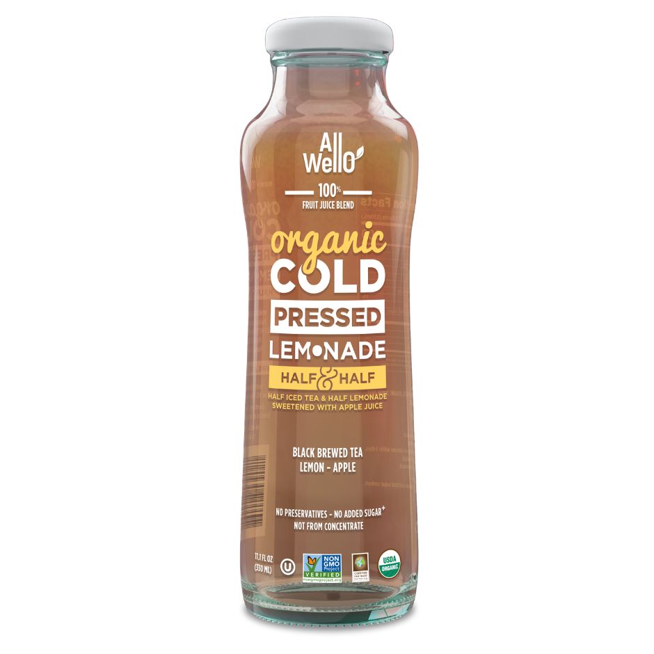 Organic Cold-Pressed Half Iced Tea &amp; Half Lemonade