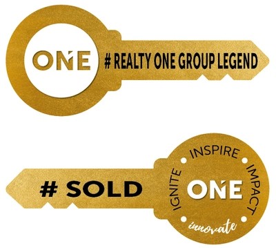 Gold Realty One Group Key Sign