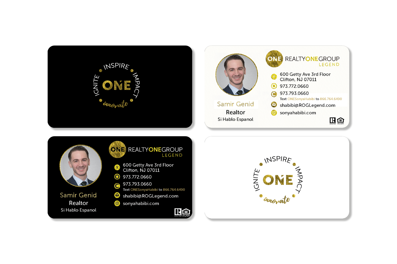 Gold Foil Business Card 1201