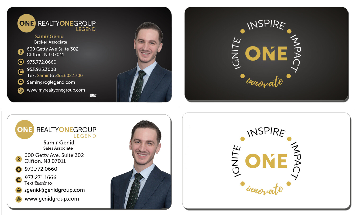 Gold Foil Business Card 1204