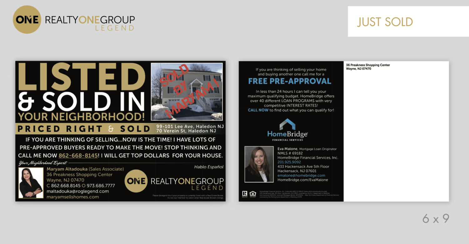 JUST SOLD/ PRE-APPROVAL
