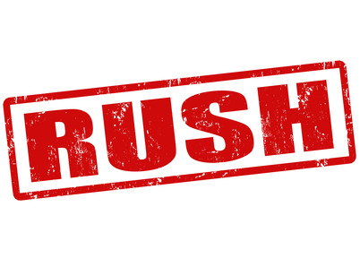 Post Card Rush printign