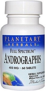 Andrographis 400mg Planetary Herbals