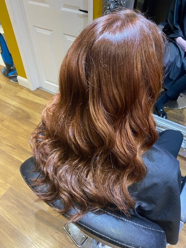 Roots with Foils, finished with Cut and Blow Dry