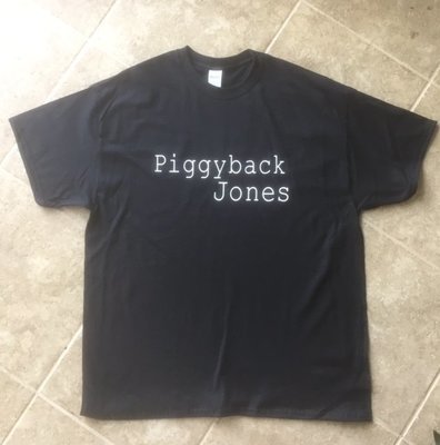 Piggyback Jones Graphic T-Shirt - Black