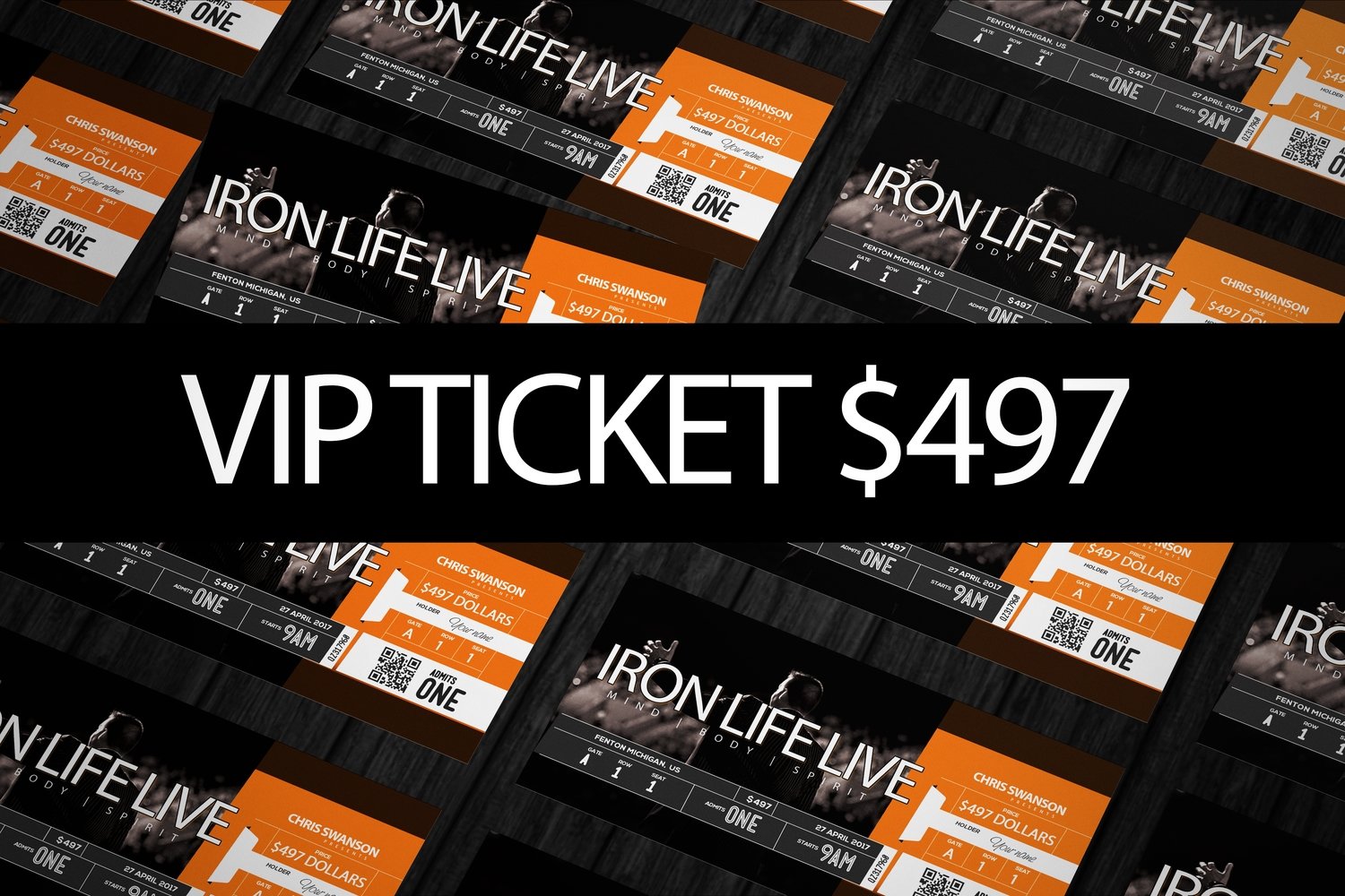 IRON LIFE LIVE -VIP Ticket