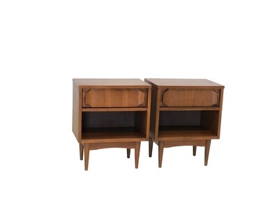Mid Century Modern Side Tables in Walnut Mid Century Modern Side Tables in Walnut