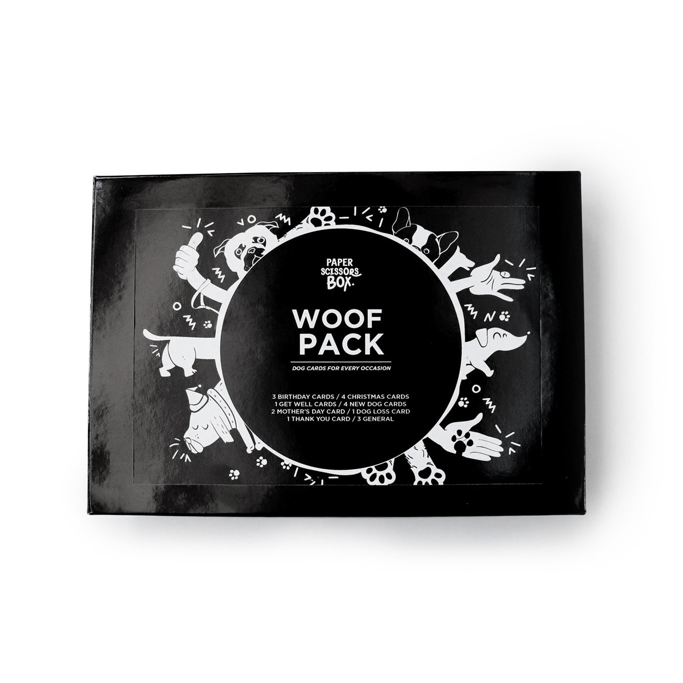 WOOF PACK / PACK OF 20 GREETING CARDS