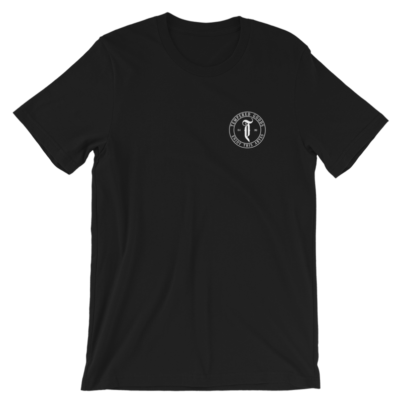 Tempered Circle Abyss Logo T-shirt - Black