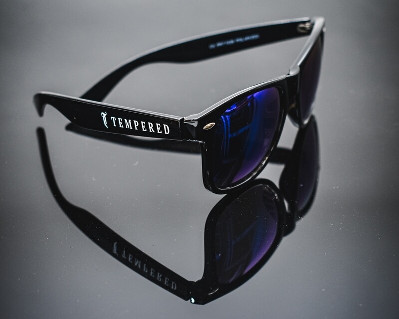 Tempered Polarised Sunglasses - V2 Black