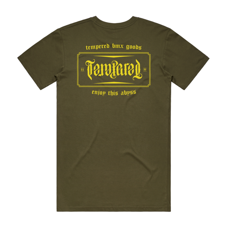 Tempered Crest Logo T-shirt - Army