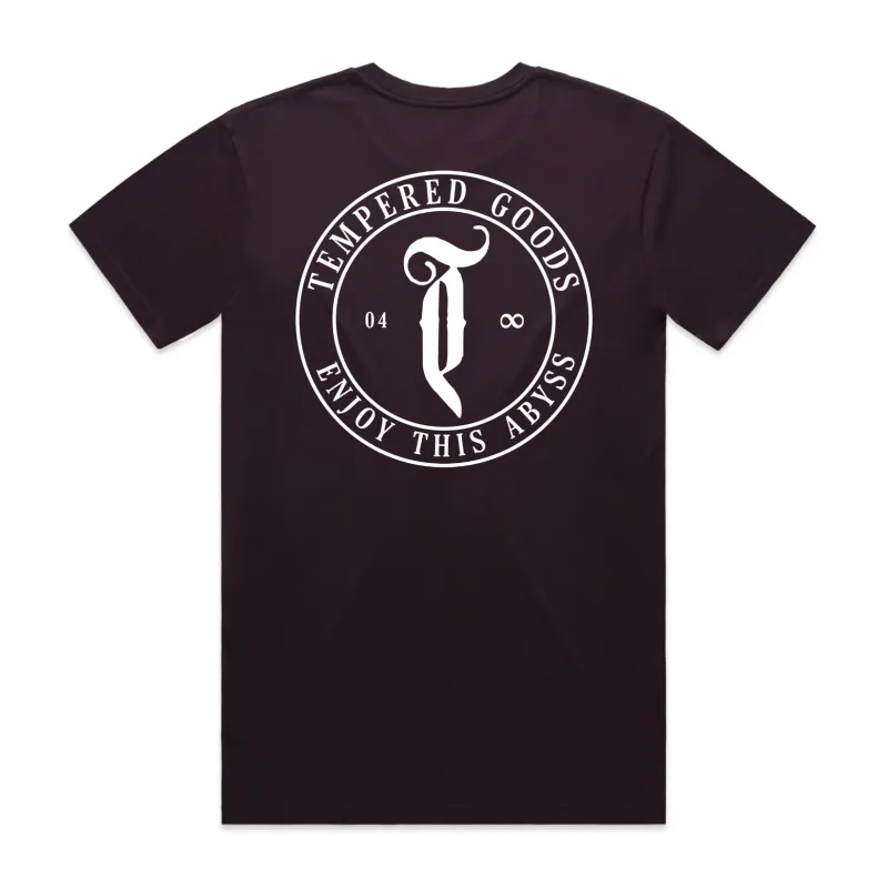 Tempered Logo Tee - Plum