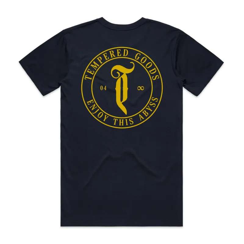 Tempered Logo Tee - Navy