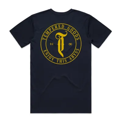 Tempered Logo Tee - Navy Tempered Logo Tee - Navy