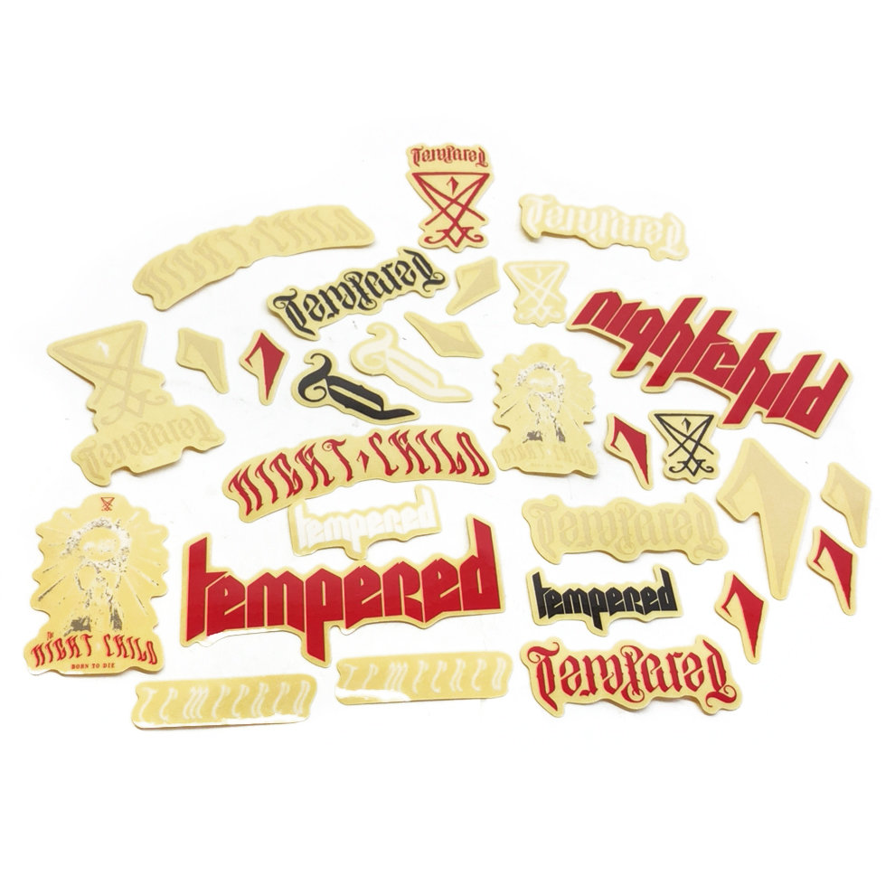 Tempered Night Child BMX stickers