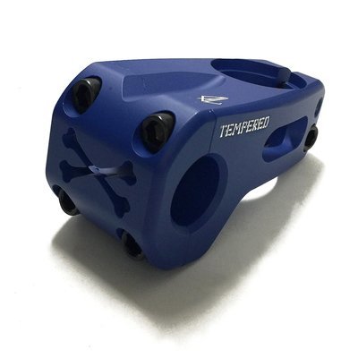 Tempered Bones BMX Stem - Front Load V1 - Blue Tempered Bones BMX Stem - Front Load V1 - Blue