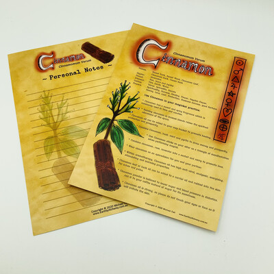 Cinnamon Book Of Shadows Page Cinnamon Book Of Shadows Page