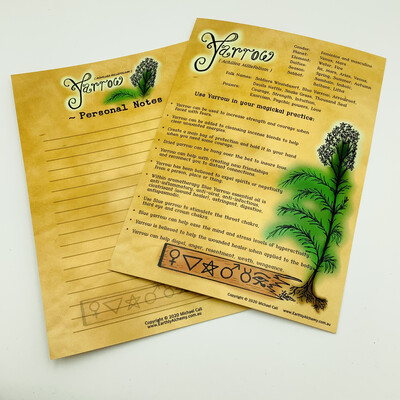 Yarrow Book Of Shadows Page Yarrow Book Of Shadows Page