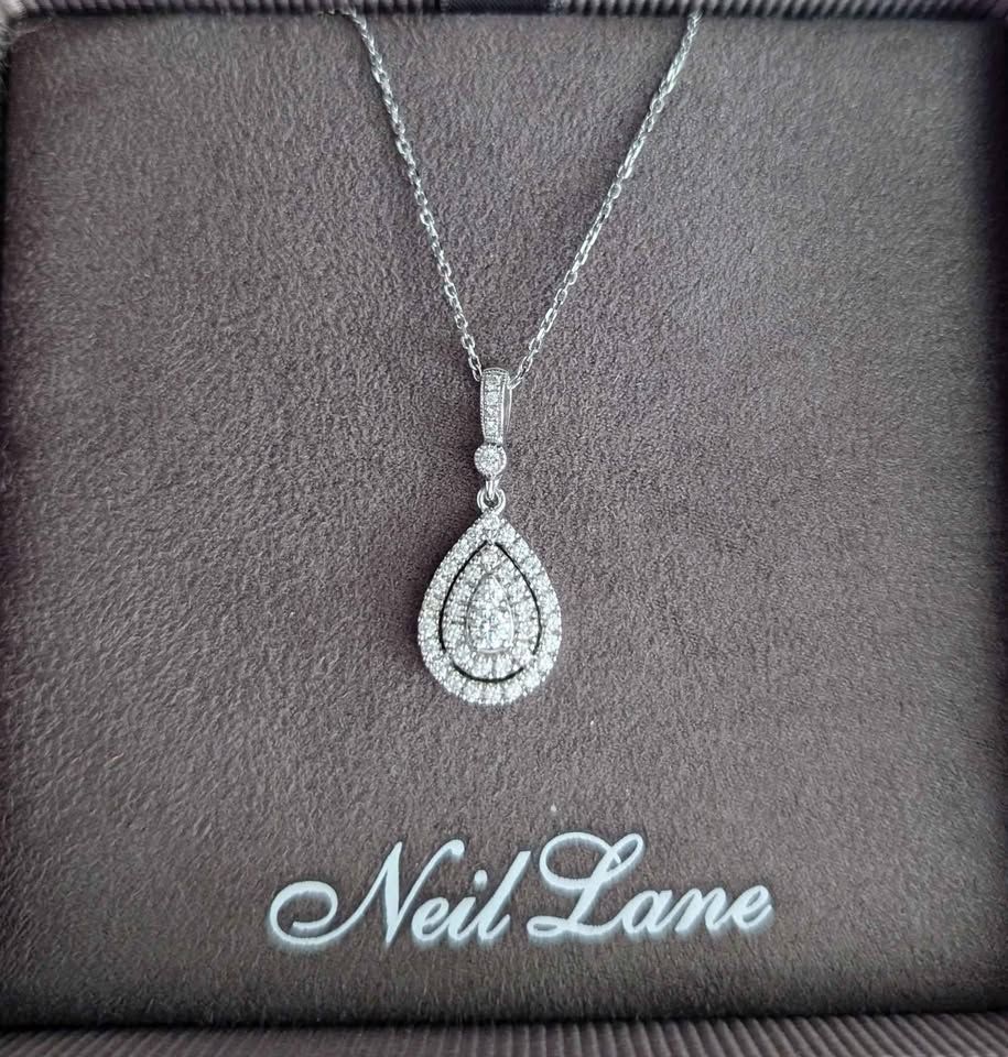 Neil Lane All Natural Diamond Pendant in 14k White Gold
