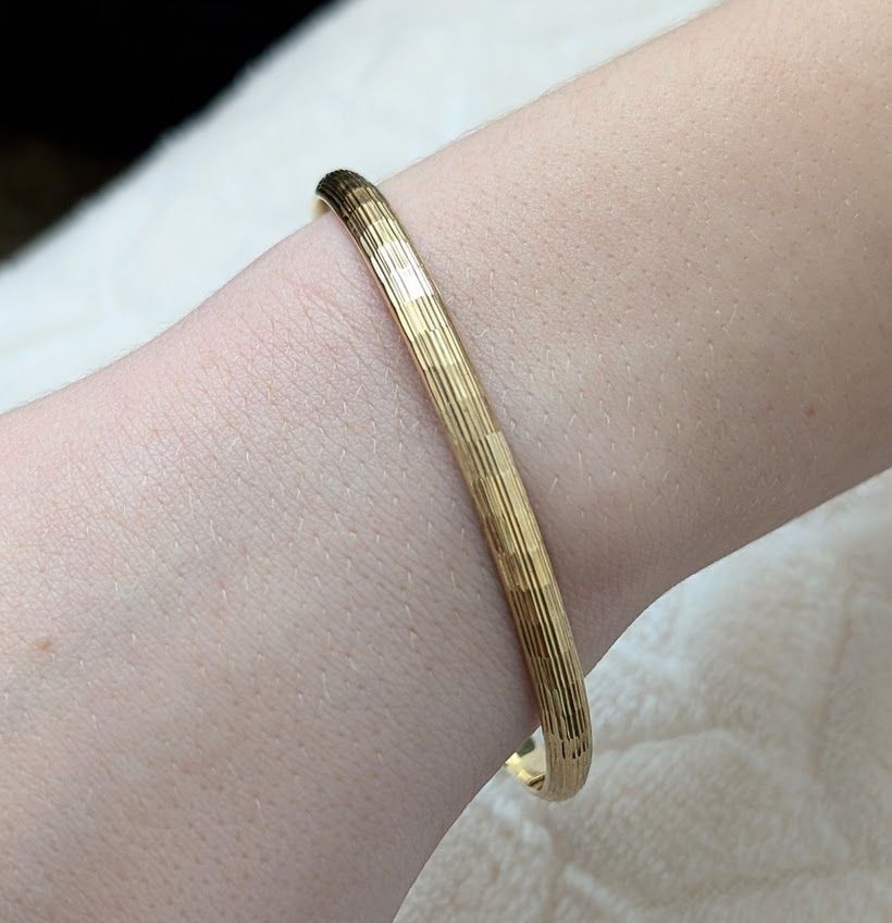 5mm Brushed Bangle Bracelet