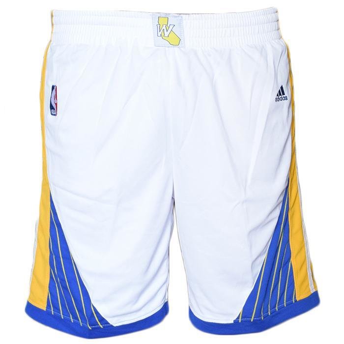 Pantaloncini NBA Swingman - Golden State Warriors - Bianchi - Taglia L