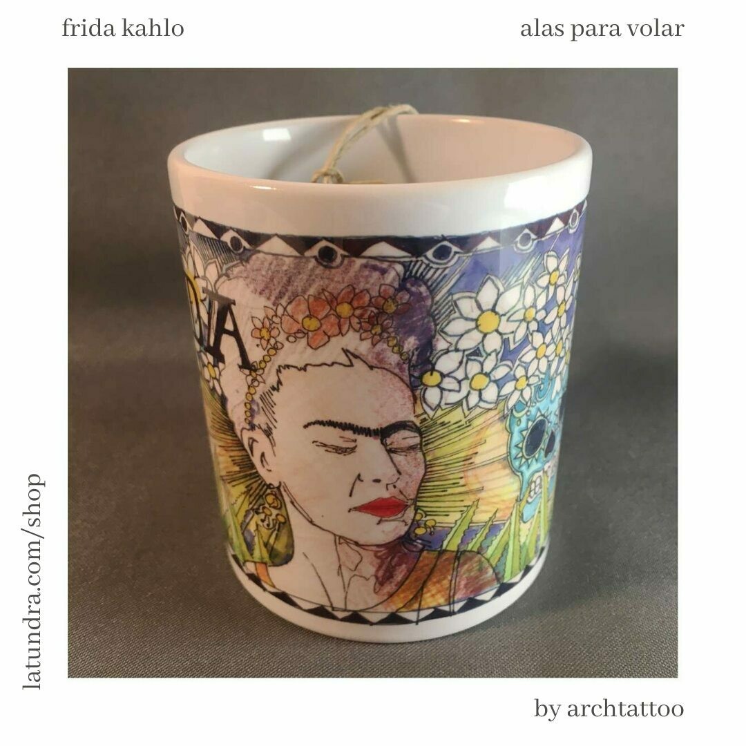 Frida Kahlo Mug by La Tundra
